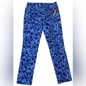 NWT Dana Buchman Women's Floral Stretch Jeans